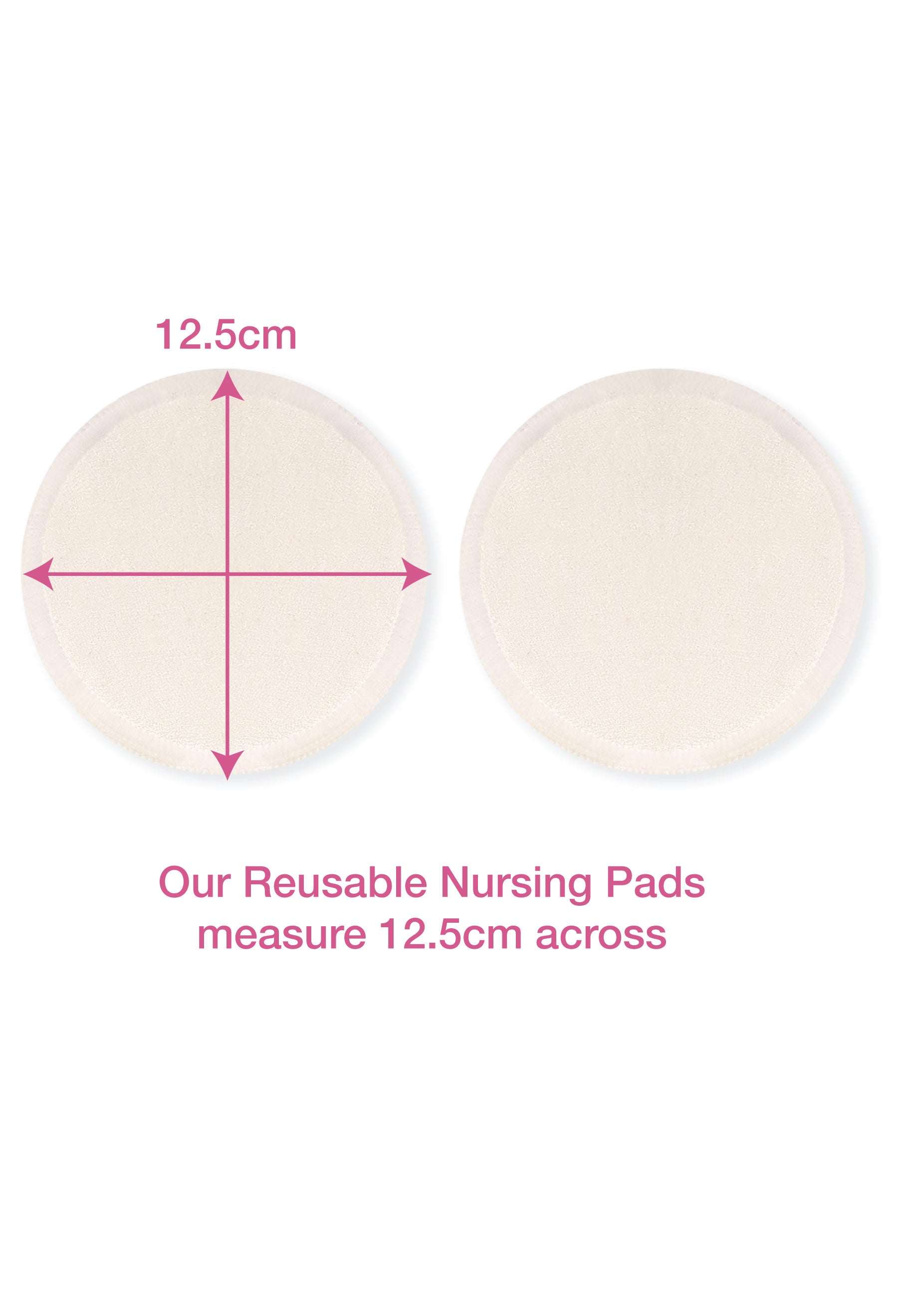 Eco-Friendly Reusable Nursing Pads - 6 Pairs