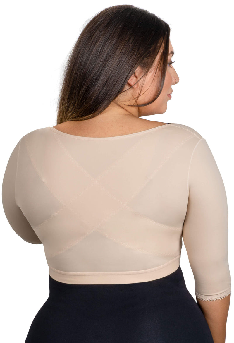 Plus Size Front Closure Arm Shaping Top