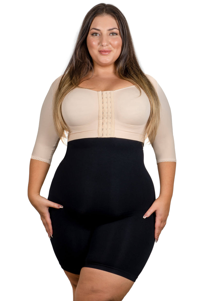 Plus Size Front Closure Arm Shaping Top