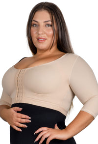 Plus Size Front Closure Arm Shaping Top