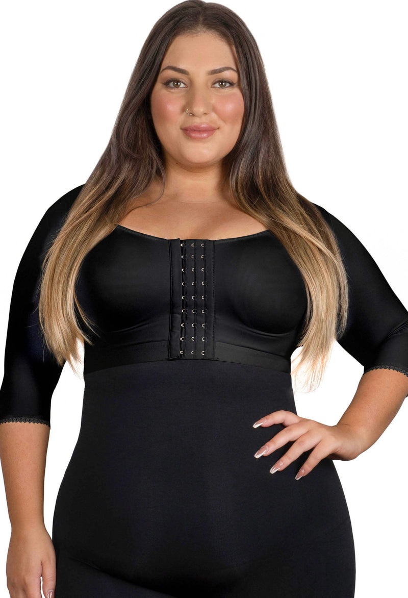 Plus Size Front Closure Arm Shaping Top