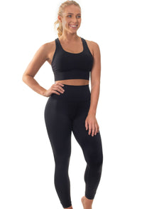 Sports bra - Long Line with a Mesh Racer Back