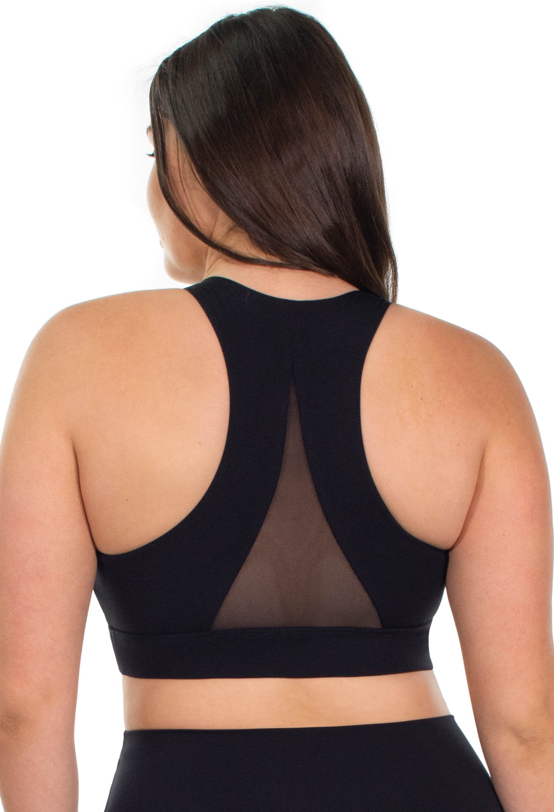 Maternity & Nursing Mesh Racer Back Sports Bra - 3 Pack