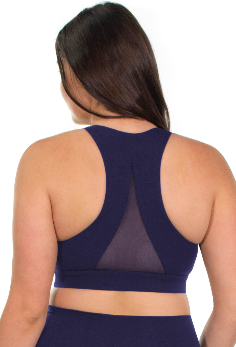 Maternity & Nursing Mesh Racer Back Sports Bra