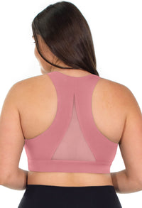 Maternity & Nursing Mesh Racer Back Sports Bra