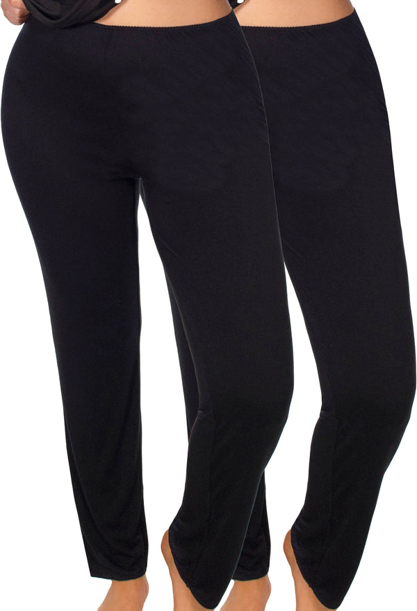 Bamboo Classic Straight Leg Pants - 2 Pack