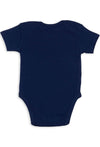 100% Organic Cotton Short Sleeve Baby Bodysuit - Navy Koala