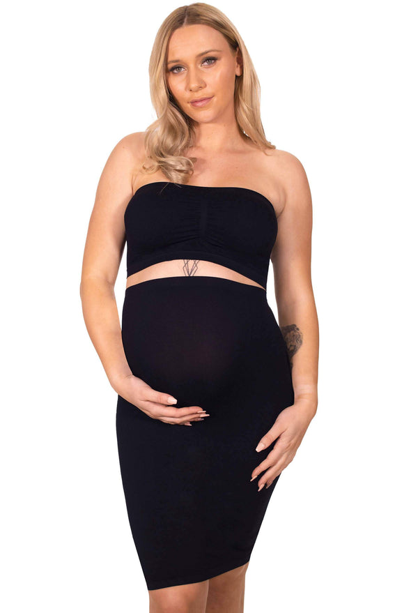 Maternity High Waist Slip Skirt