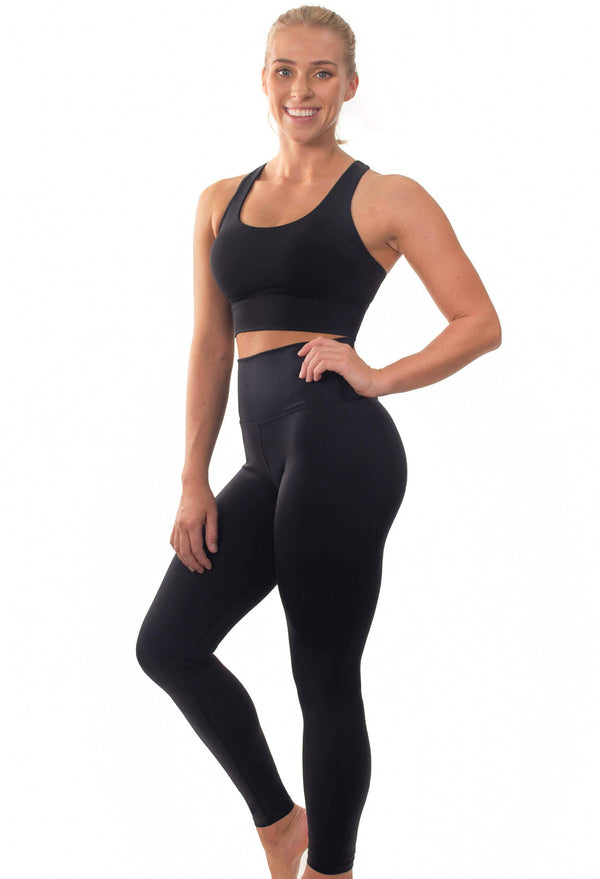 High Waisted Sleek Gym Leggings (Lint & Pet Hair Resistant)