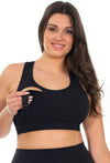 Maternity & Nursing Mesh Racer Back Sports Bra