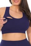 Maternity & Nursing Mesh Racer Back Sports Bra - 3 Pack