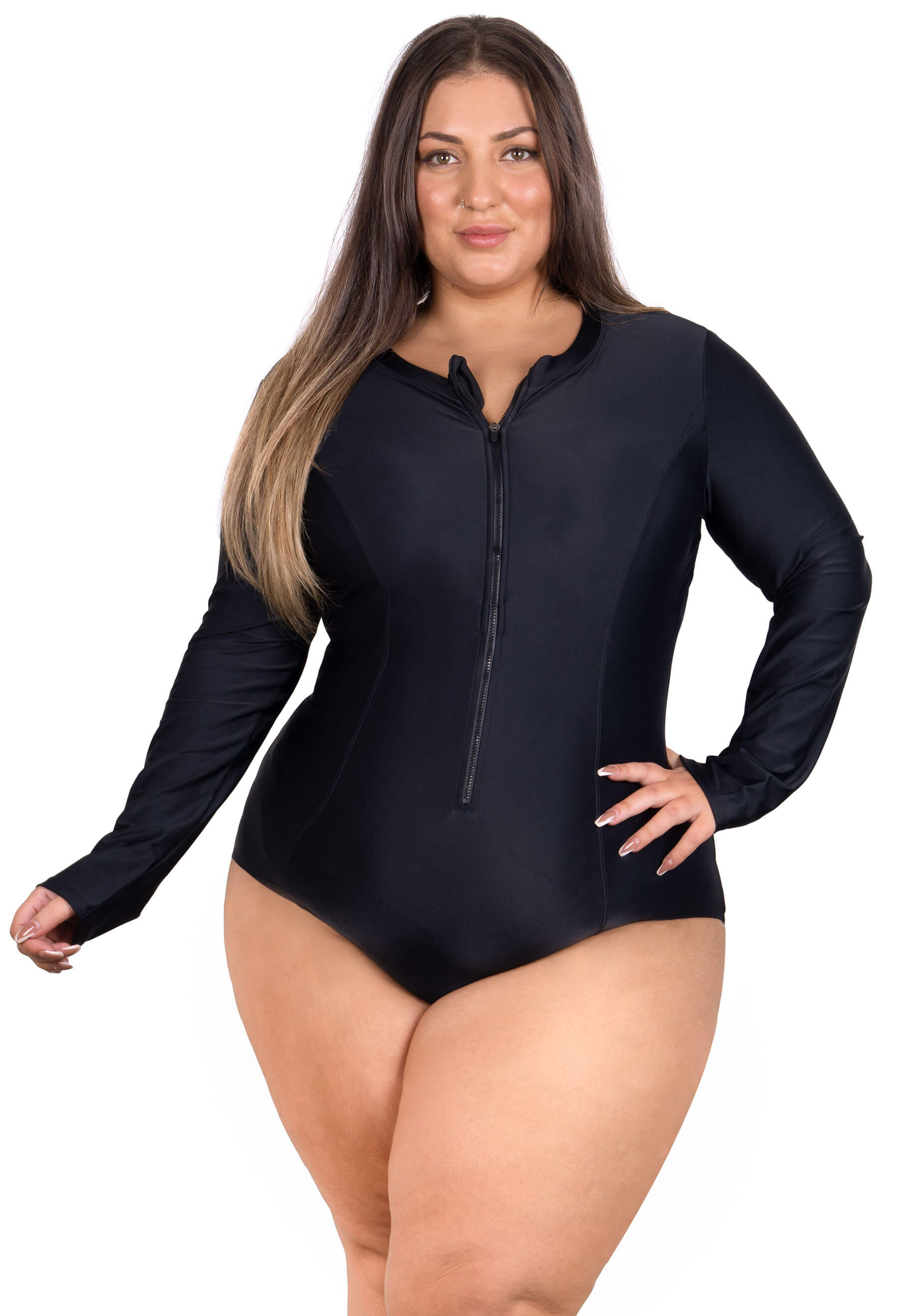 Long Sleeve One-Piece Swimsuit