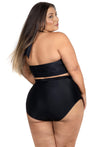 Plus Size High Waisted Shaping Swim Full Brief