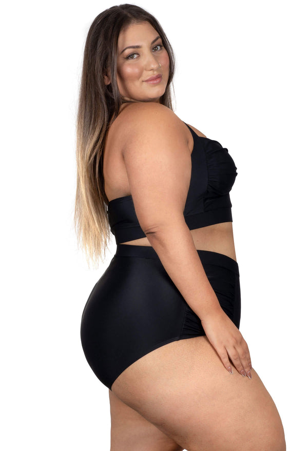 Plus Size High Waisted Shaping Swim Full Brief