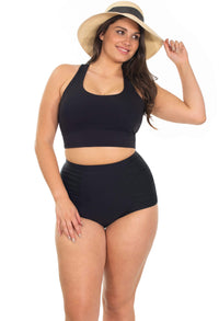 High Waisted Shaping Swim Full Brief