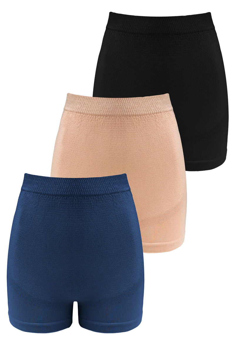 Cotton Maternity Boyleg Shorts - 3 Pack