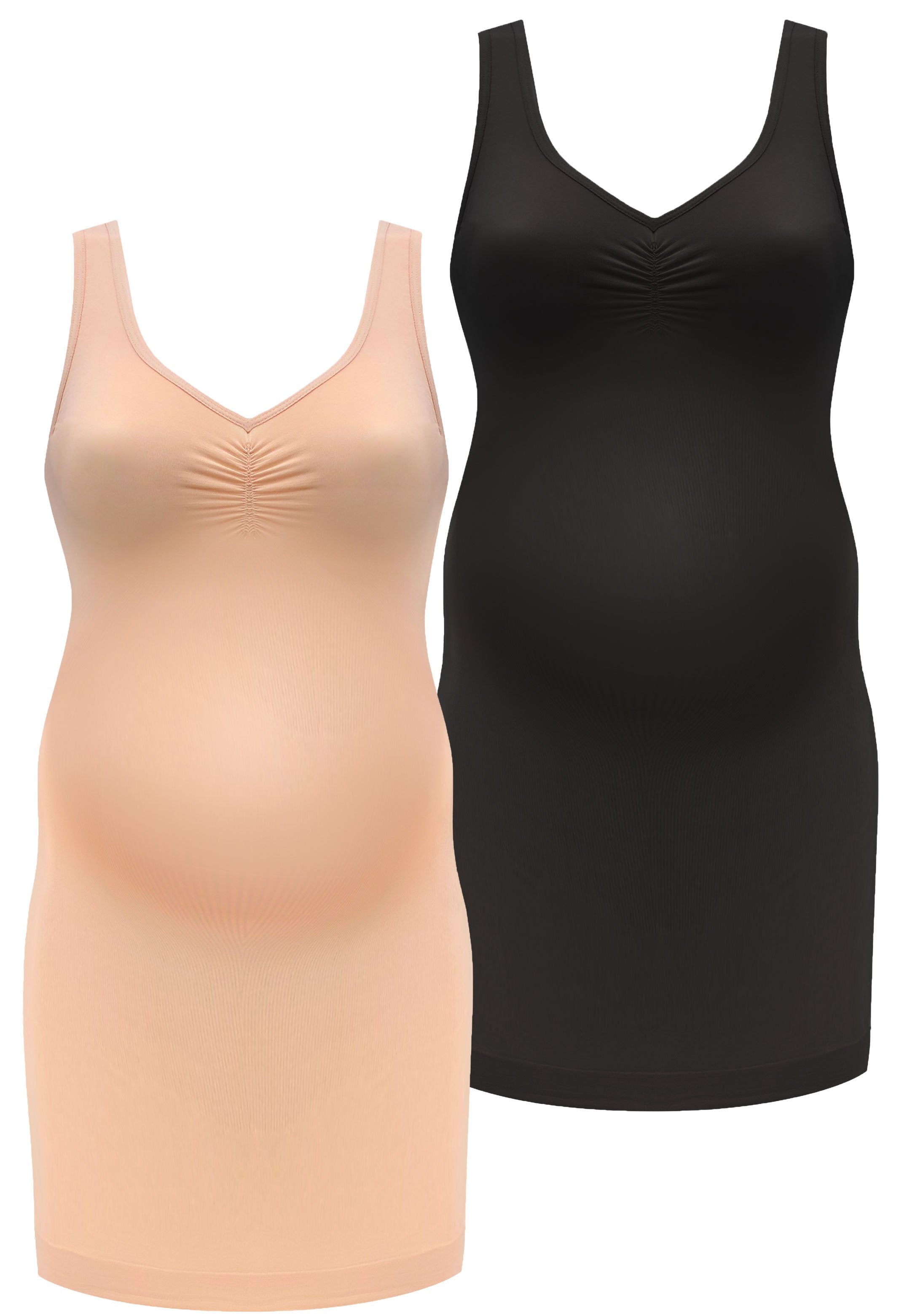 Maternity Ultra Light Shaping V-Tank Slip - 2 Pack