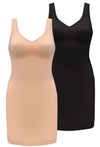 Ultra Light Shaping Curvy V-Tank Slip - 2 Pack