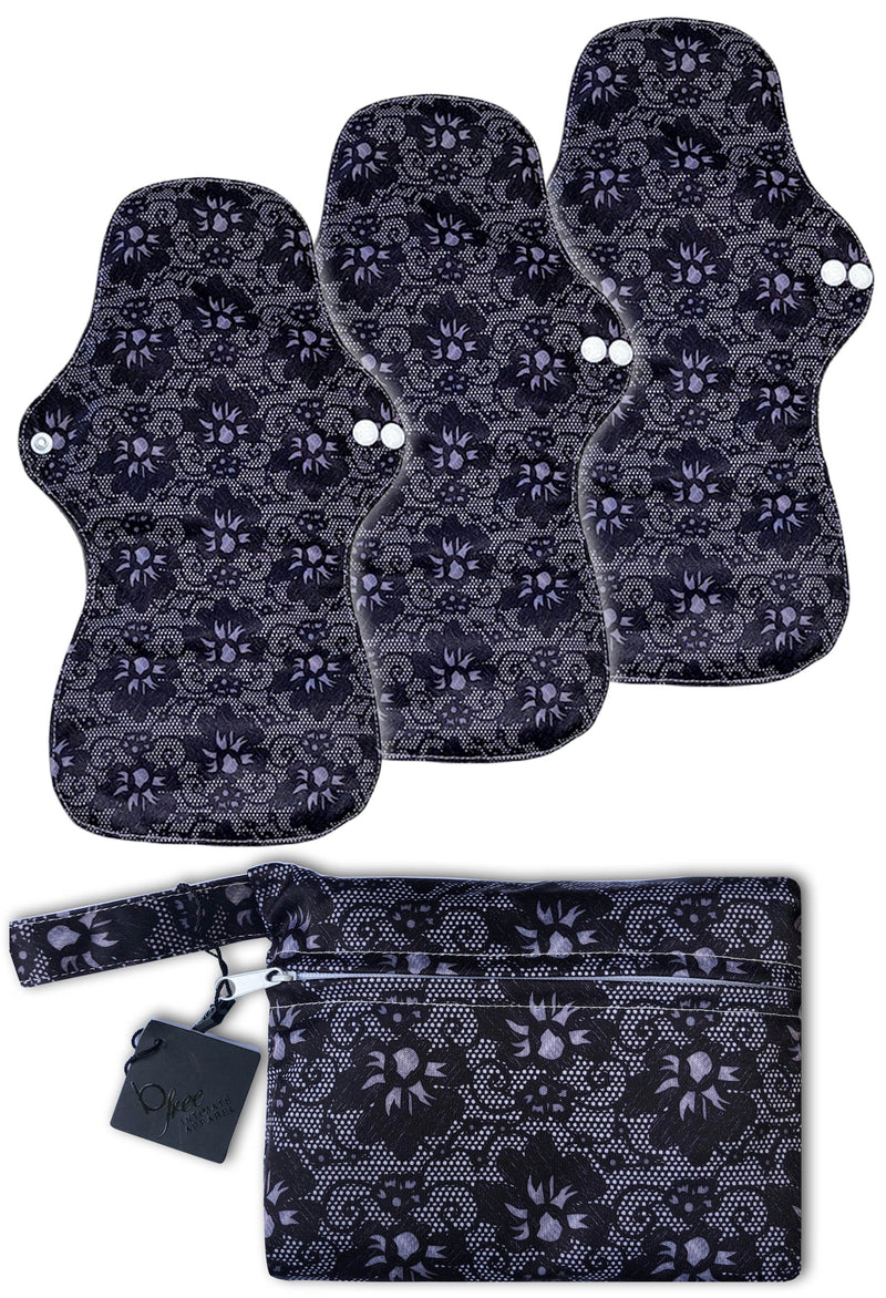 Reusable Sanitary Pads - 3 Pack