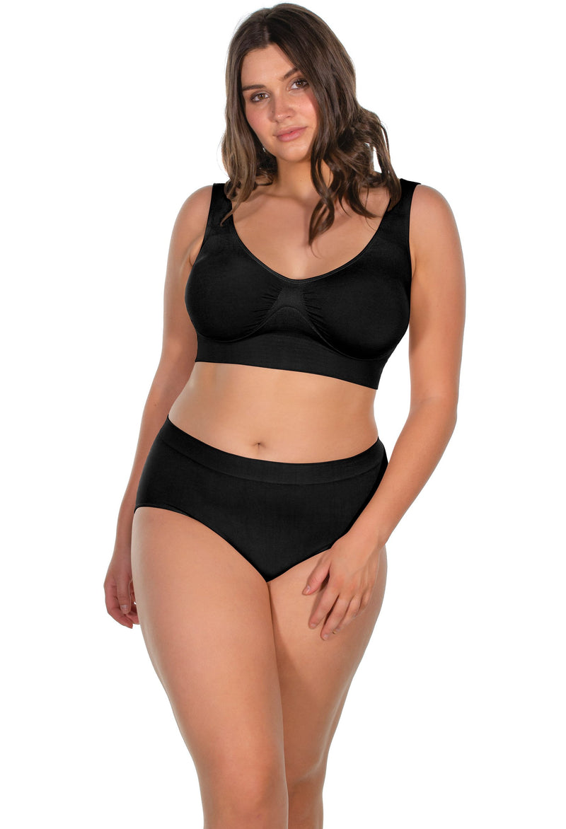 Bamboo Pull On Sleep Bra + Restful Slumber Tea Set