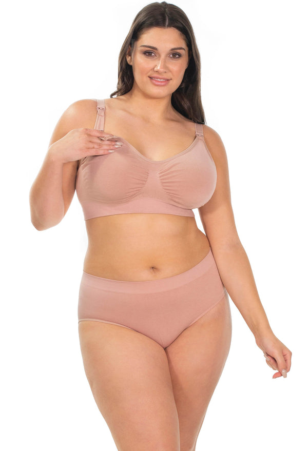 Bamboo Wire Free Maternity & Nursing Bra - 3 Pack