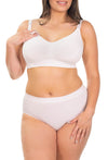 Full Bust Bamboo Nursing Bra + High Cut Undies Set