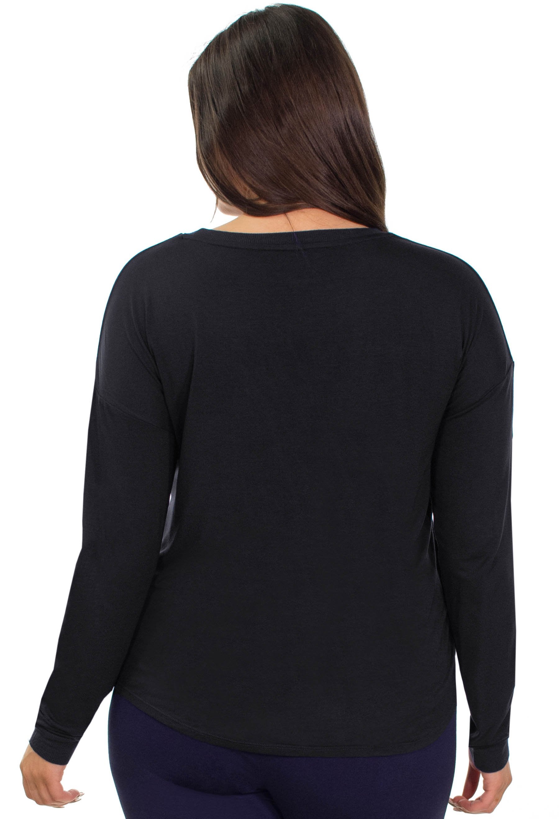 Bamboo Long Sleeve Relaxed Fit Tee