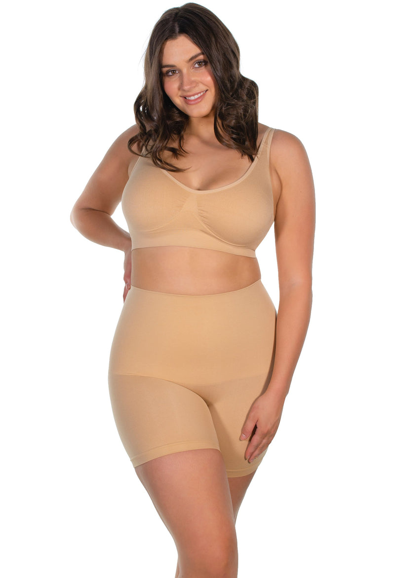 Curvy Tummy Control Shaping Shorts - 3 Pack