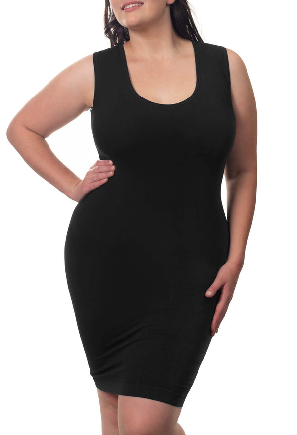 Curvy Bamboo Tank Dress