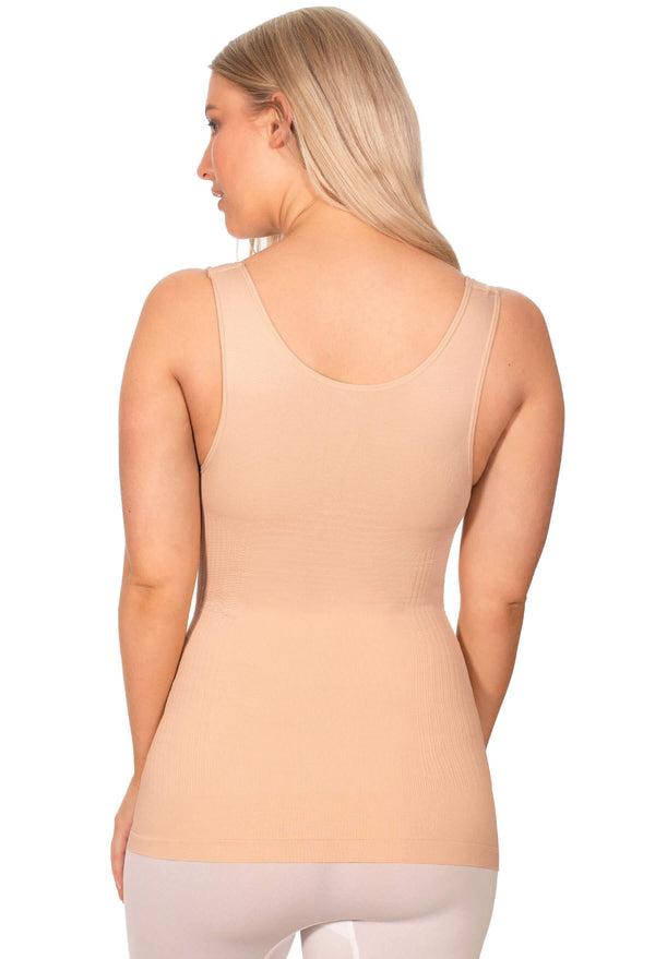 Open Bust Shaping High Back Tank Top