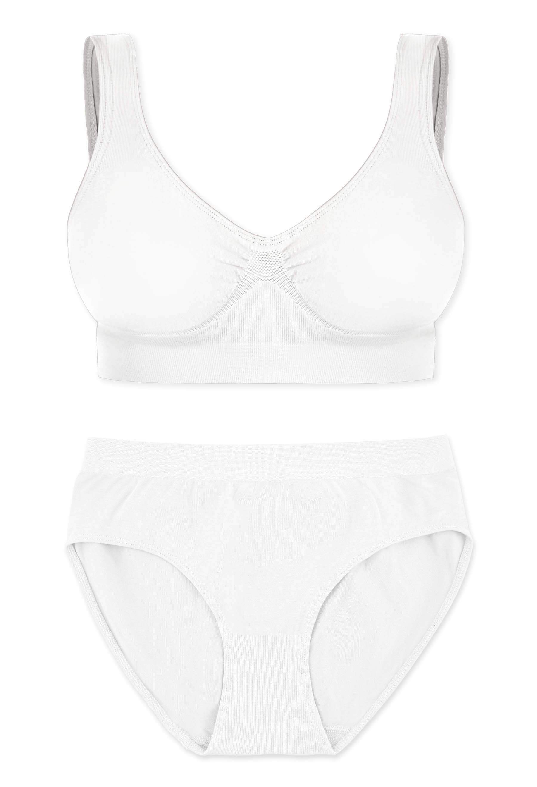 Bamboo Pull On Sleep Bra and High Cut Set