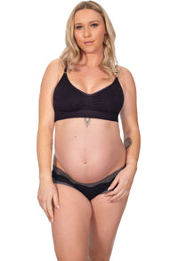 Maternity Cotton Rich Low Rise Hipster Brief 7 Pack