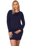 Maternity Bamboo Long Sleeve Relaxed Fit Dress - 2 Pack