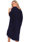 Maternity Bamboo V Neck Draped Dress - 2 Pack