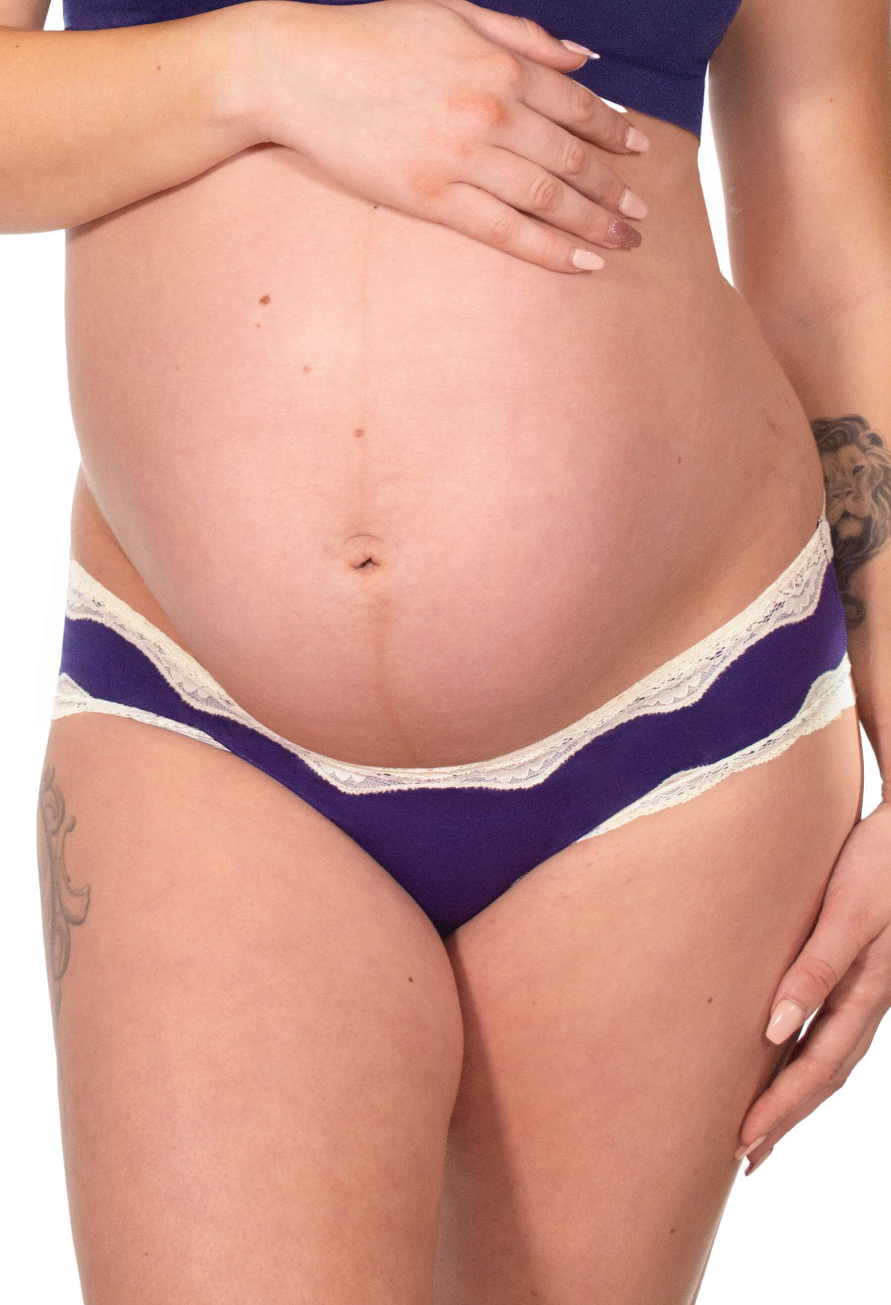 Maternity Cotton Low Rise Hipster Brief 7 Pack