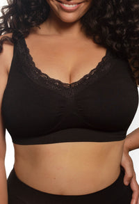 Lace Minimizer Wire Free Bra