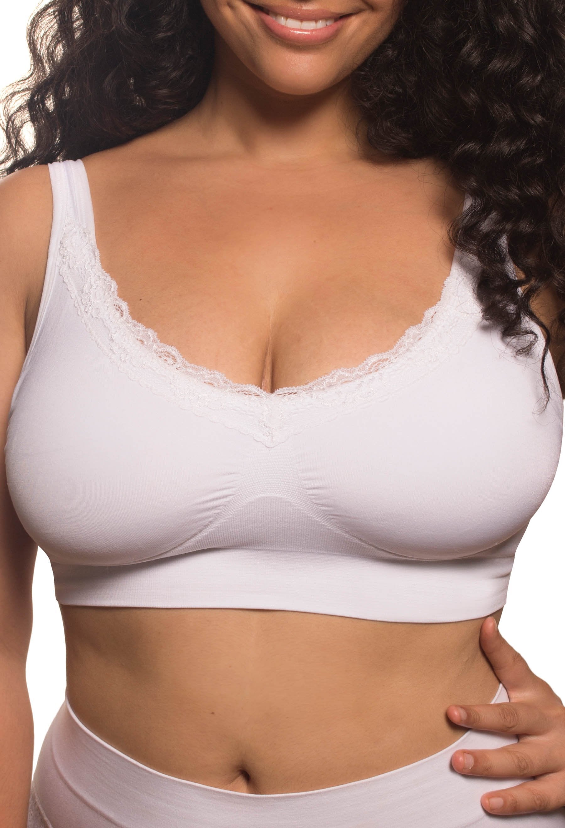 Lace Minimizer Wire Free Bra