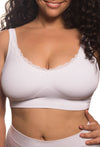 Full Bust Comfortable Wire Free Support Bra + Band Extender Set