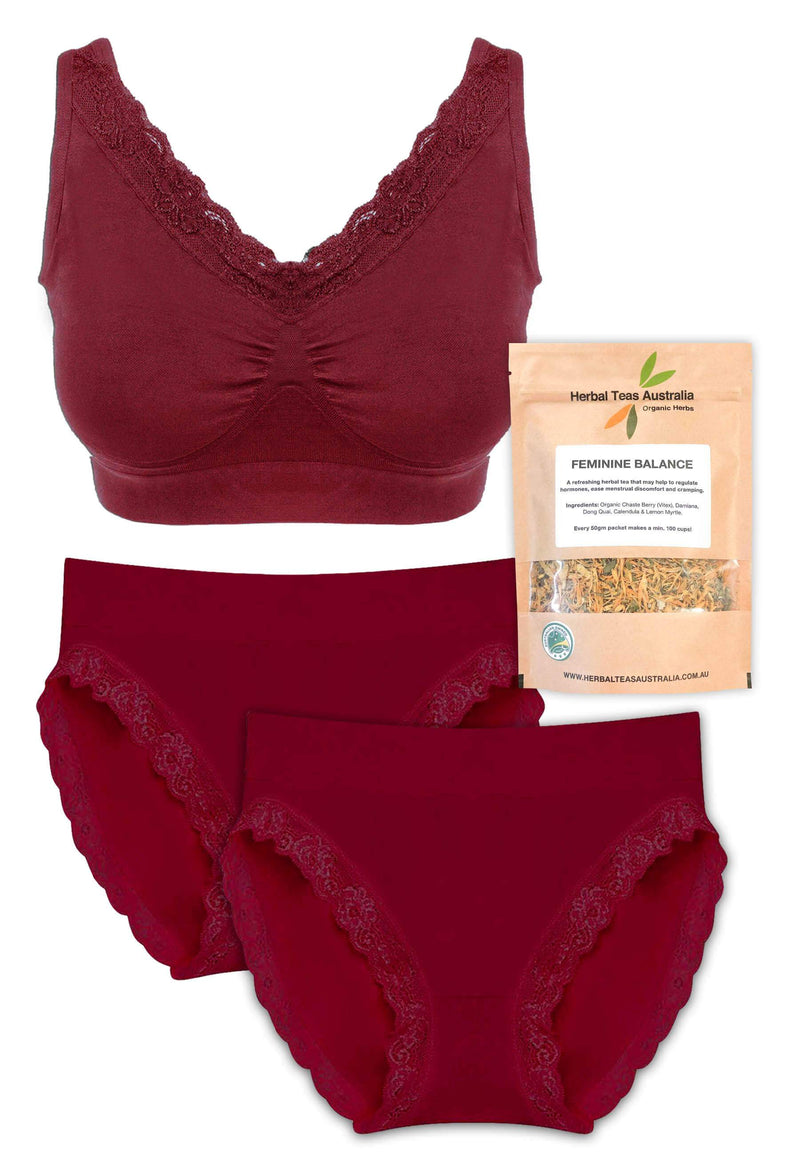 Lace Intimates + Hormone Balancing Tea Set