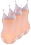 Spaghetti Strap Smoothing Bodysuit - 3 Pack