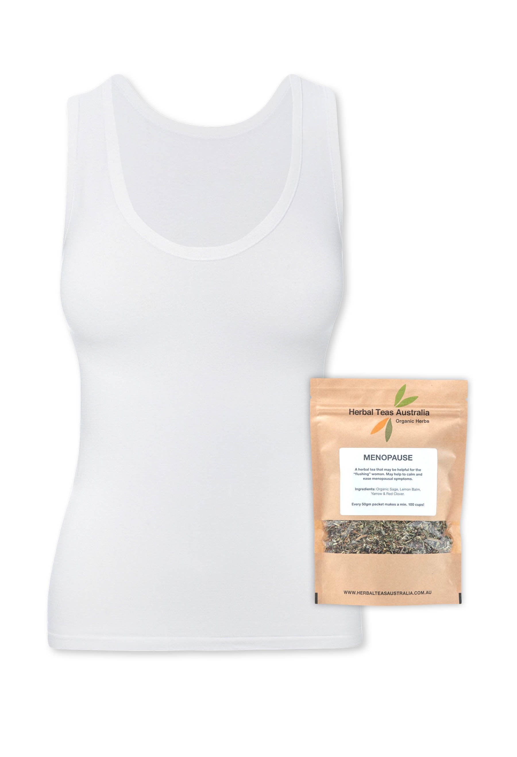 Bamboo Tank Top + Menopause Relief Tea Set